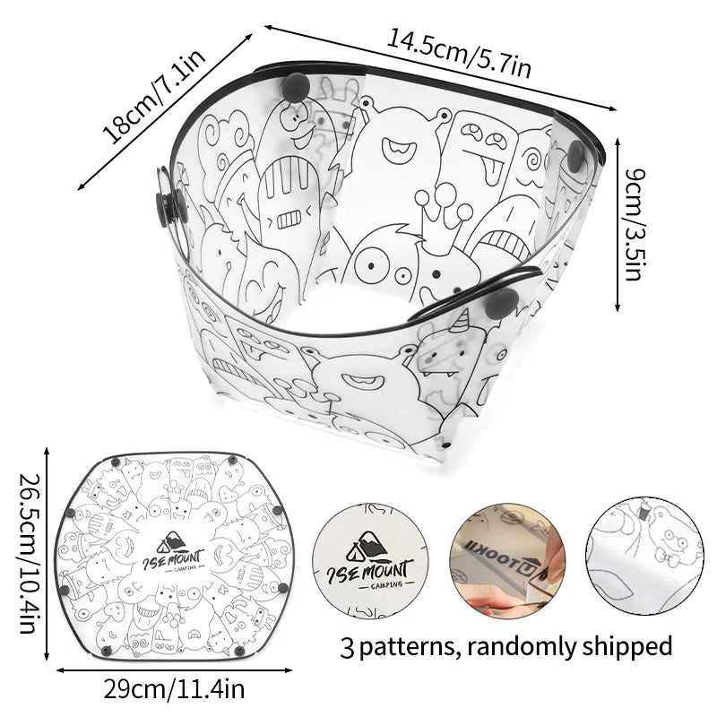 Outdoor Camping Picnic Tableware Ultralight Foldable Bowl Plate Cup Coffee Filter Multi-purpose Travel Camping Equipment посуда