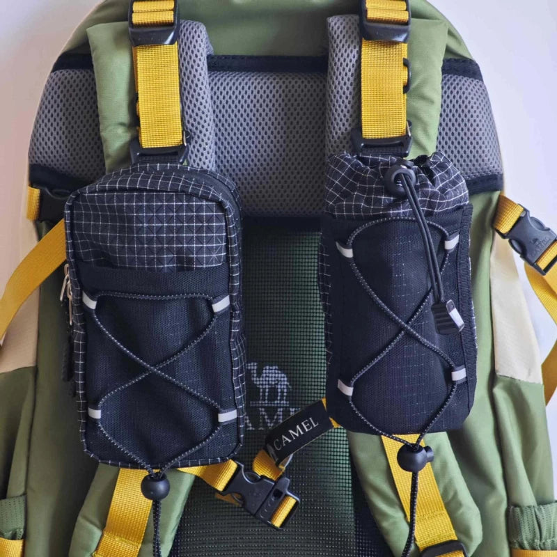 Camping Backpack Arm Bag Climbing Bag Wallet Pouch Purse Phone for Water Bottle Storage Bag Hiking Mountaineering Organizador