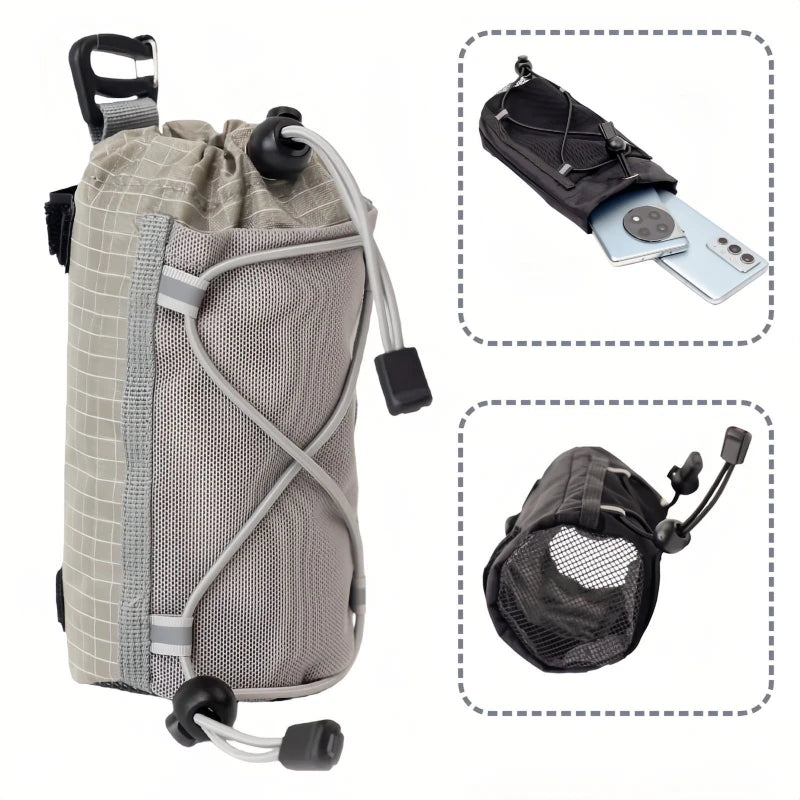 Camping Backpack Arm Bag Climbing Bag Wallet Pouch Purse Phone for Water Bottle Storage Bag Hiking Mountaineering Organizador