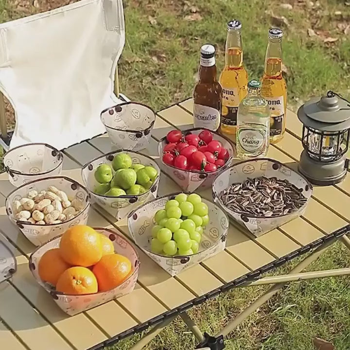 Outdoor Camping Picnic Tableware Ultralight Foldable Bowl Plate Cup Coffee Filter Multi-purpose Travel Camping Equipment посуда